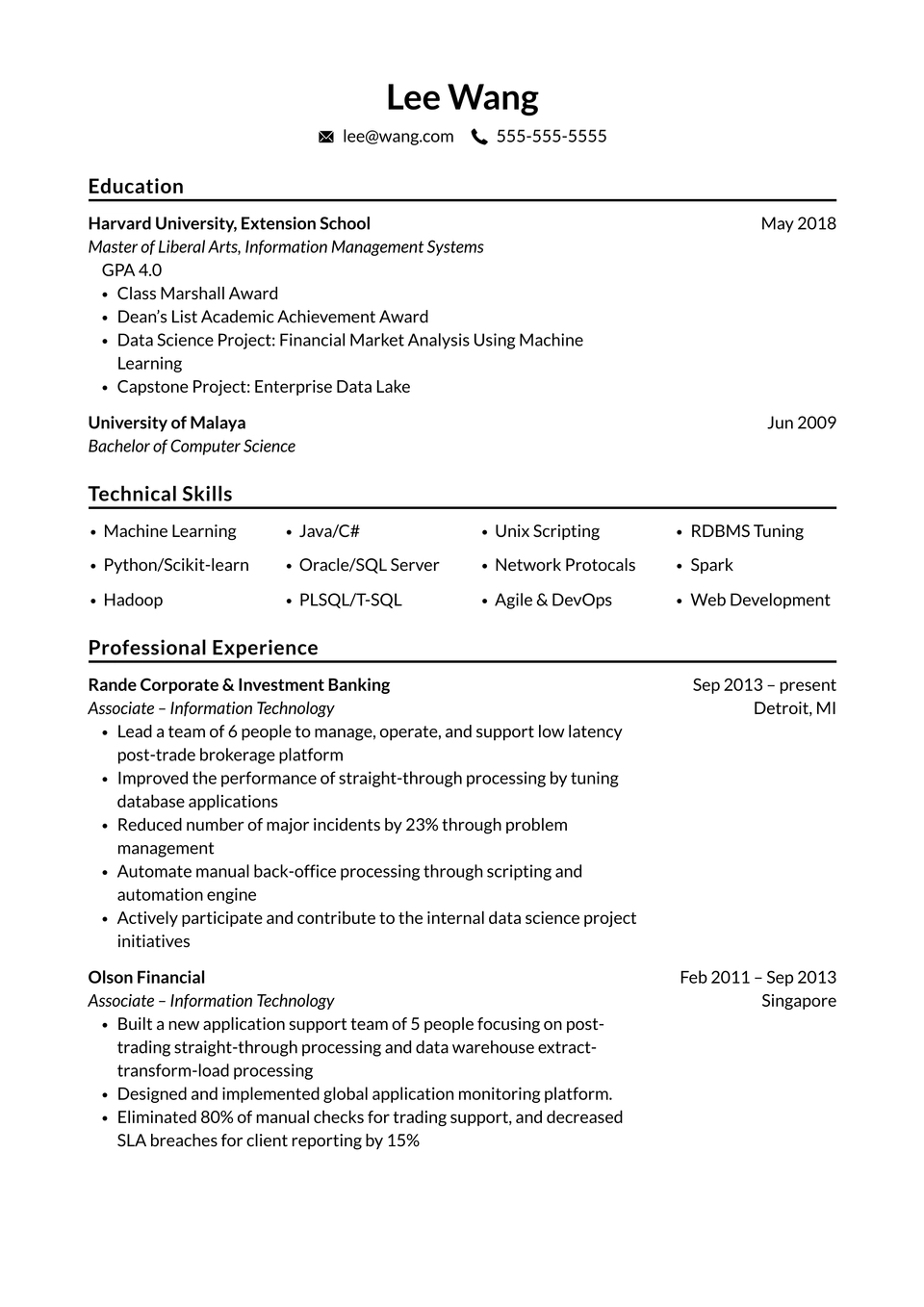 Modèle de CV 56